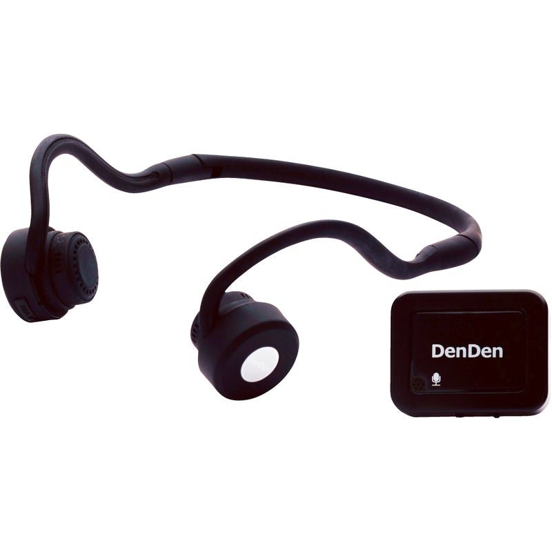 ワイヤレスヘッドホン 骨伝導 Bluetooth ヘッドホン ヘッドフォン 集音器付 DenDen DenDen01